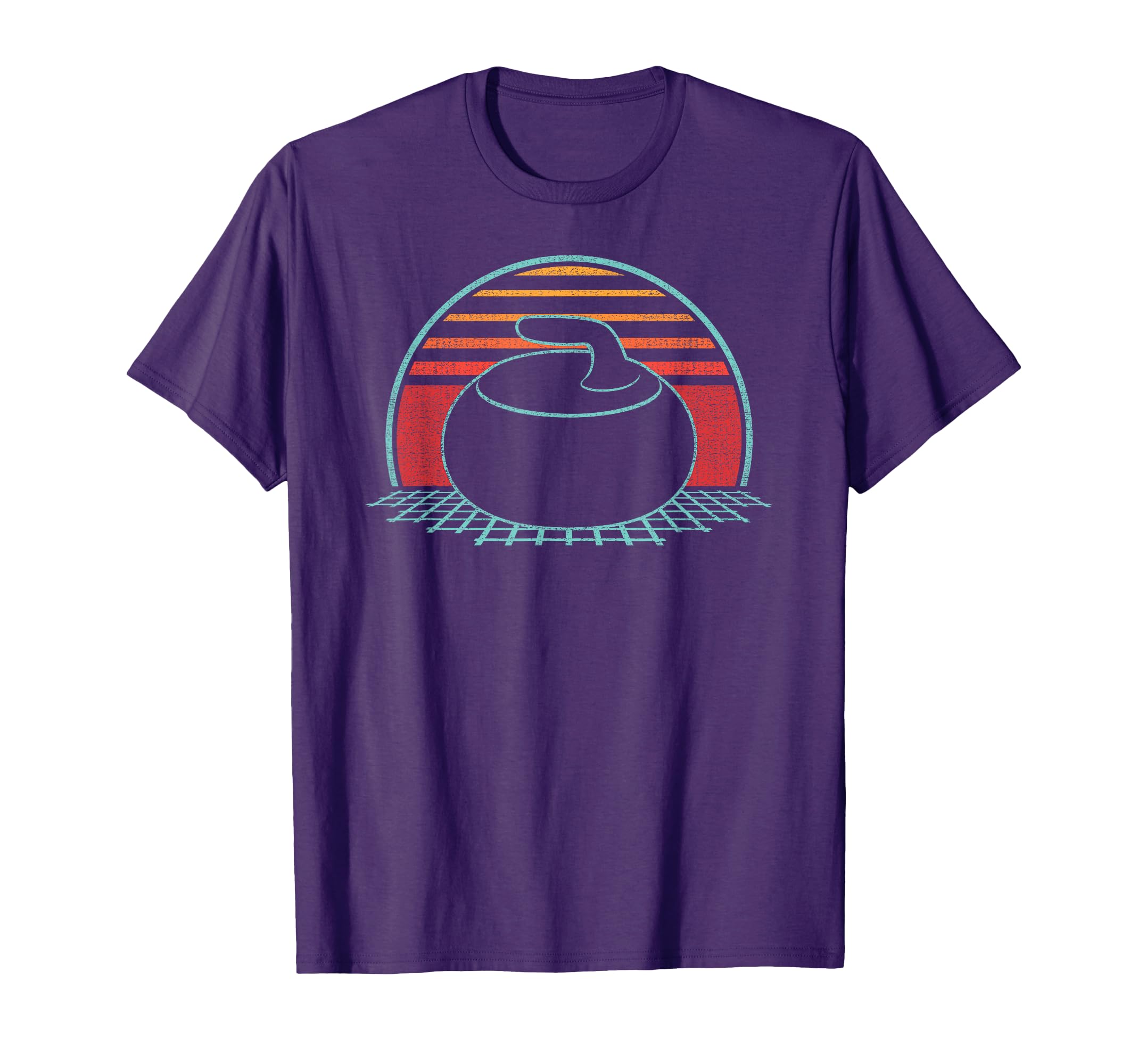 Curling 80S T-Shirt - Fun Novelty Design Men Women - T-Shirt, Sweatshirt, Hoodie