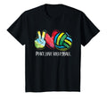 Volleyball Player Peace Love T-Shirt - Casual Everyday Wear for Adults - T-Shirt, Sweatshirt, Hoodie
