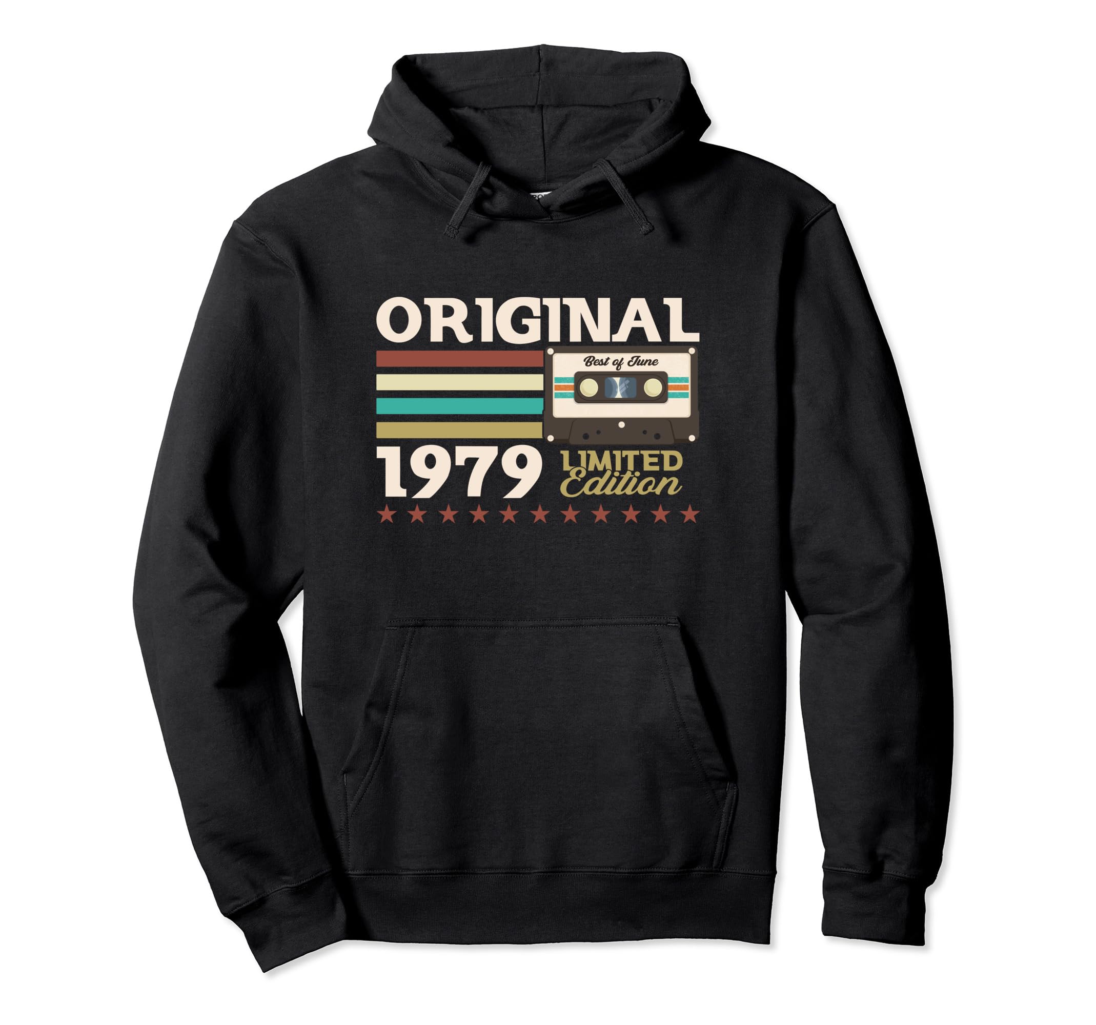 45Th Birthday June 1979 Cassette Gifts Hoodie - Aesthetic Graphic Men Women - T-Shirt, Sweatshirt, Hoodie