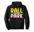 Ballpark Mama Softball Baseball Mom Hoodie - Unique Graphic Men Women - T-Shirt, Sweatshirt, Hoodie