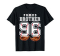 Proud Brother Baseball Player Number 96 T-Shirt - Aesthetic Graphic Unisex - T-Shirt, Sweatshirt, Hoodie