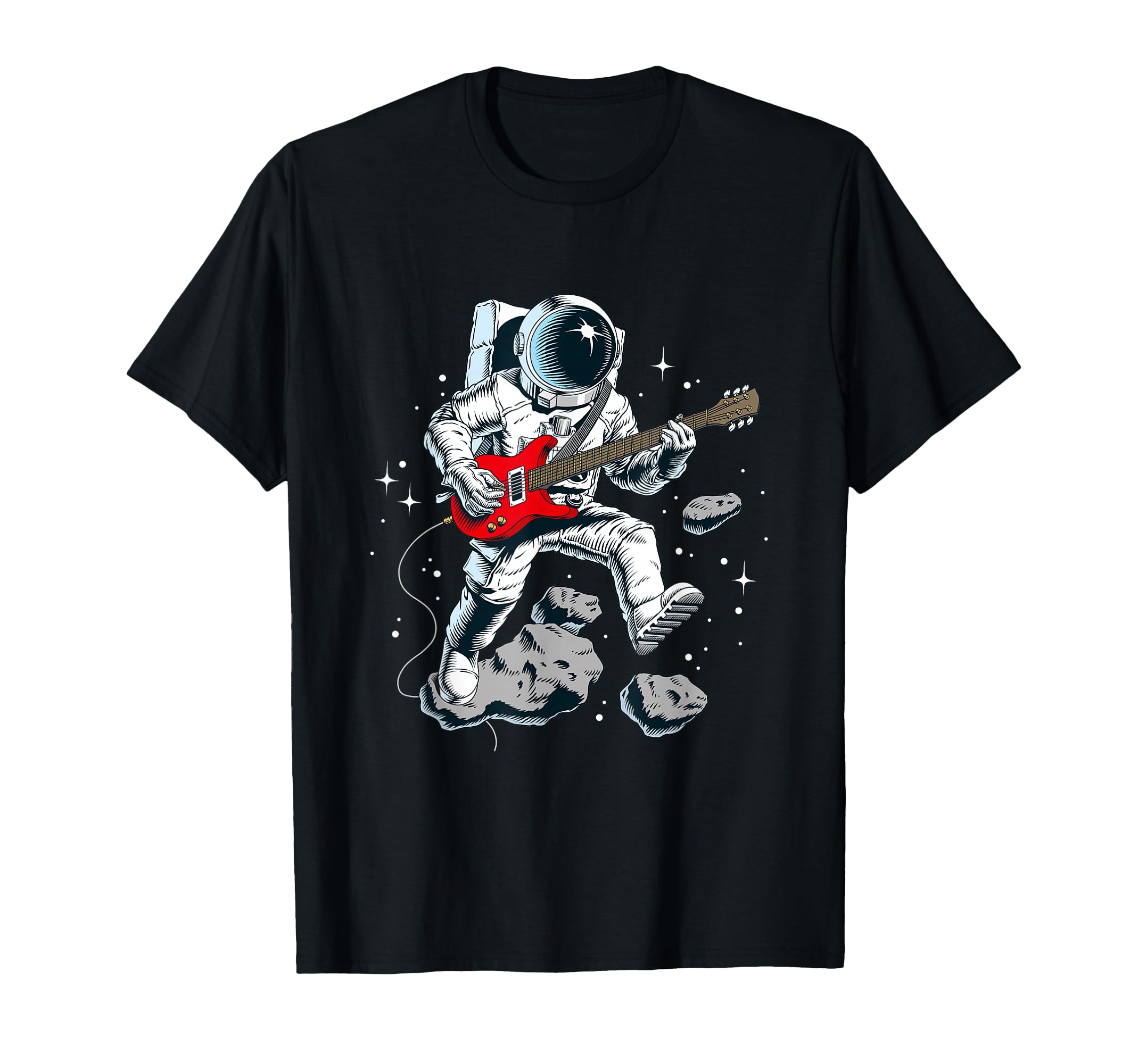 Wear Space Astronaut Rock Roll Music T-Shirt - Novelty Apparel for Adults - T-Shirt, Sweatshirt, Hoodie