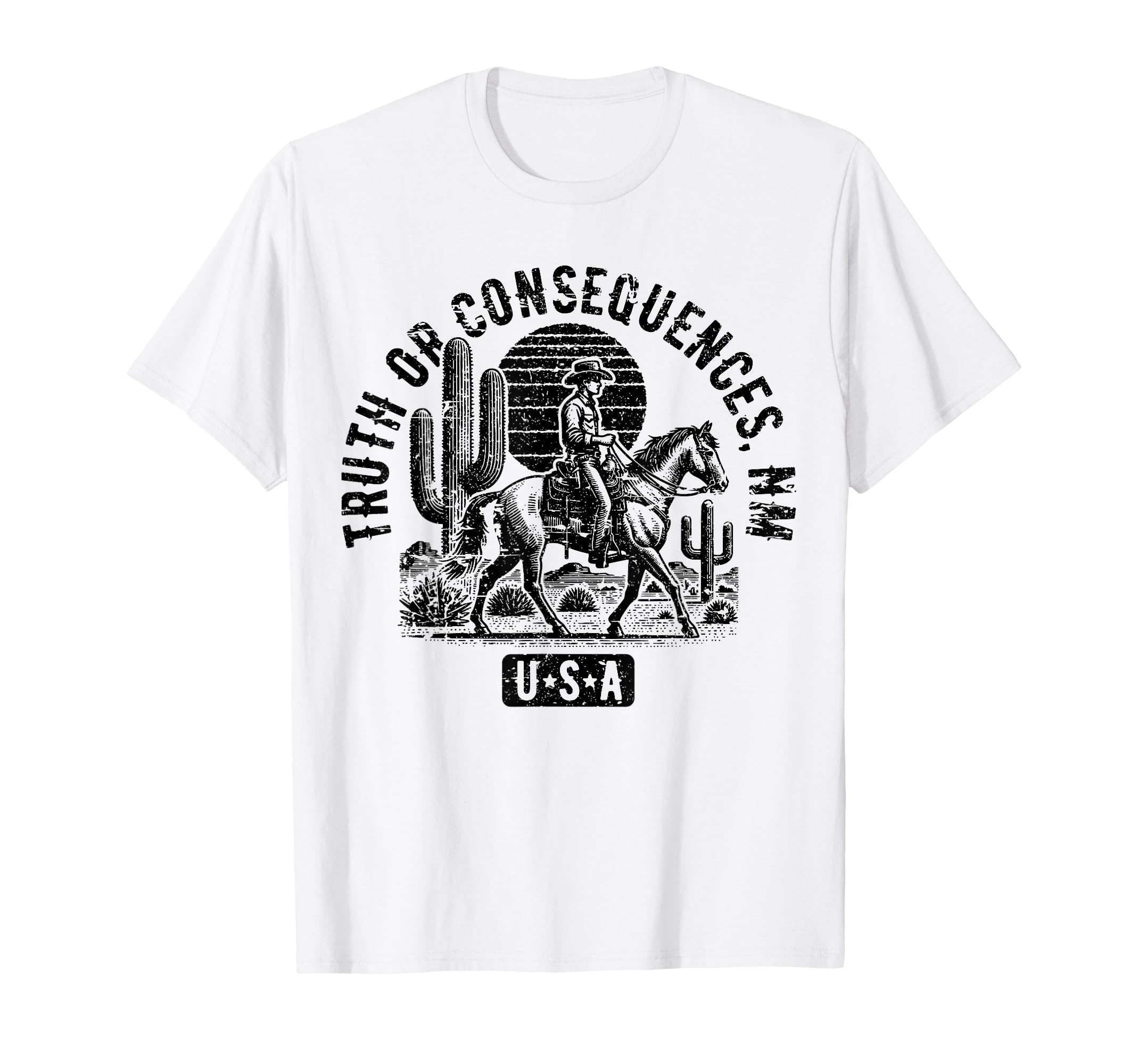 Truth Or Consequences New Mexico Usa T-Shirt - Graphic Print Men Women - T-Shirt, Sweatshirt, Hoodie