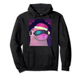 Otter Hat And Sunglasses Hoodie - Trendy Graphic Unisex - T-Shirt, Sweatshirt, Hoodie