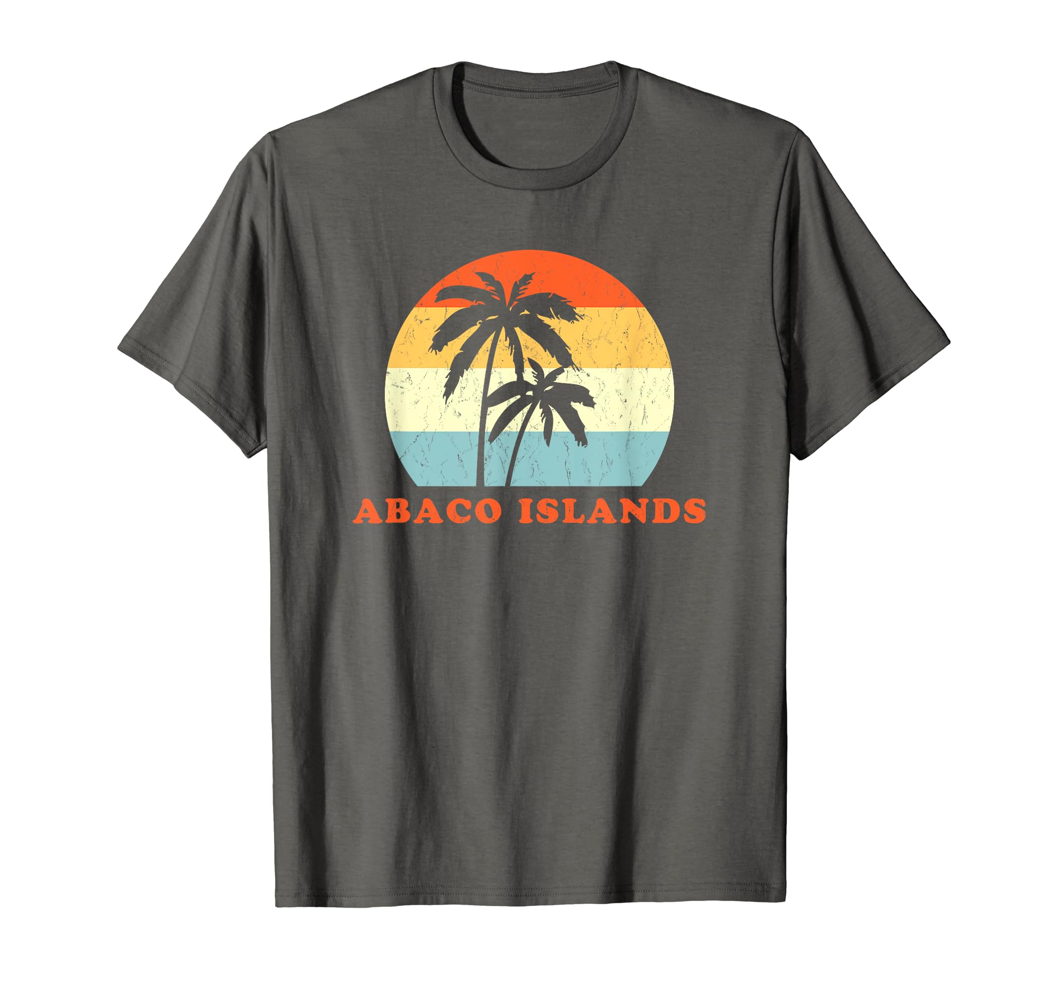 Abaco Bahamas Palm Tree Sunset Vacation T-Shirt - Novelty Apparel Men Women - T-Shirt, Sweatshirt, Hoodie