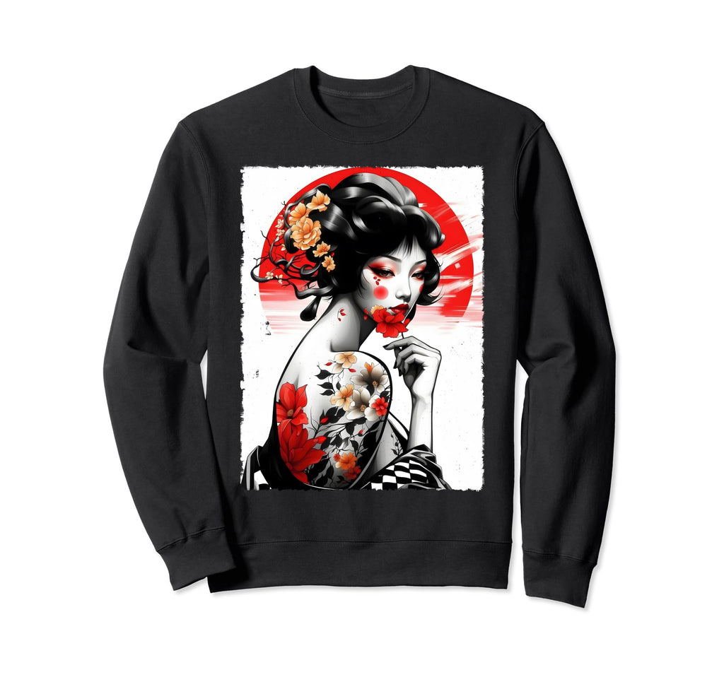 Japanese Modern Vaporwave Japan Sweatshirt - Trendy Graphic for Adults - T-Shirt, Sweatshirt, Hoodie