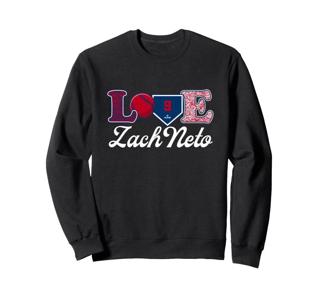 Love Zach Neto Los Angeles Sweatshirt - Fun Novelty Design for Adults - T-Shirt, Sweatshirt, Hoodie