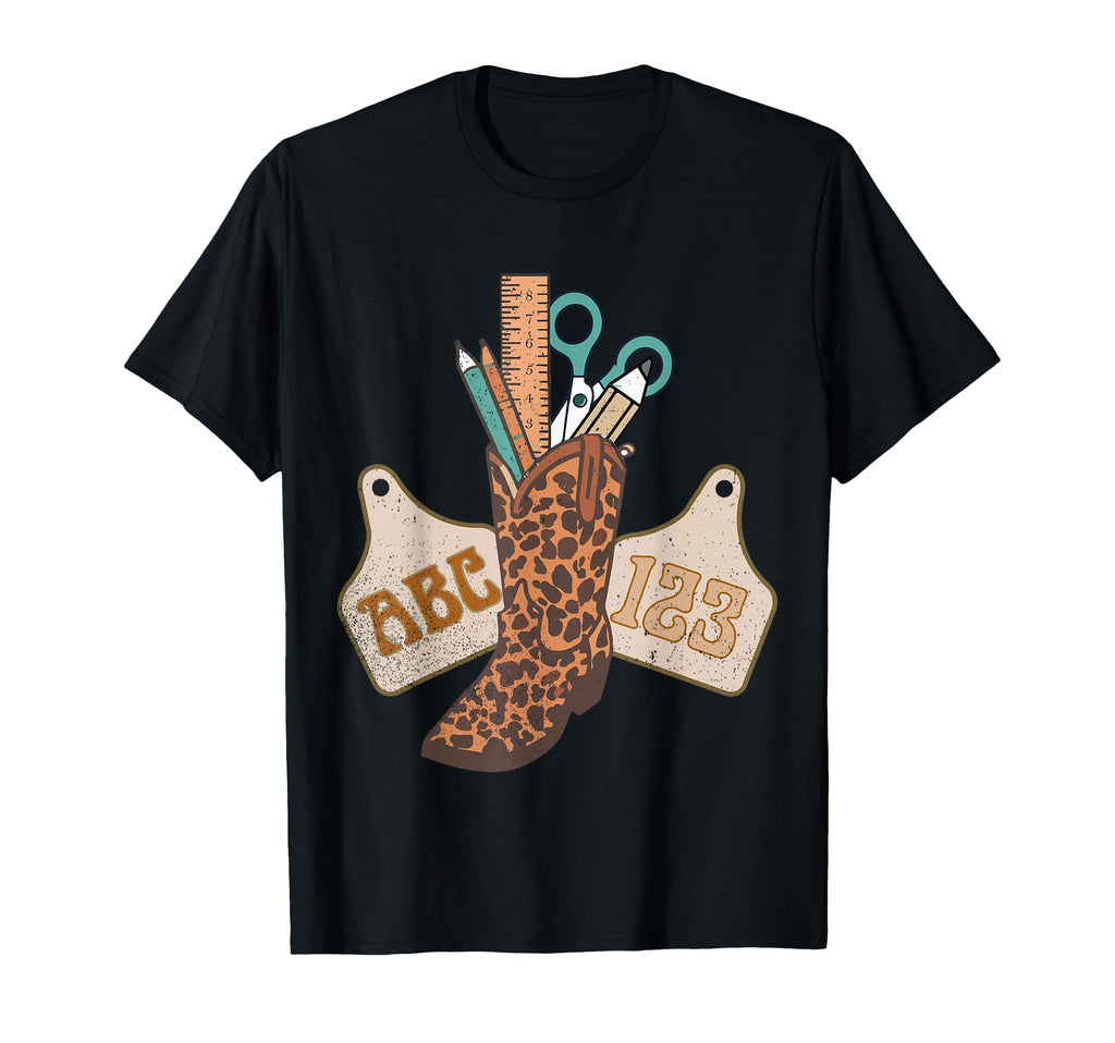 Abc 123 Western Teacher Life T-Shirt - Casual Everyday Wear for Adults - T-Shirt, Sweatshirt, Hoodie