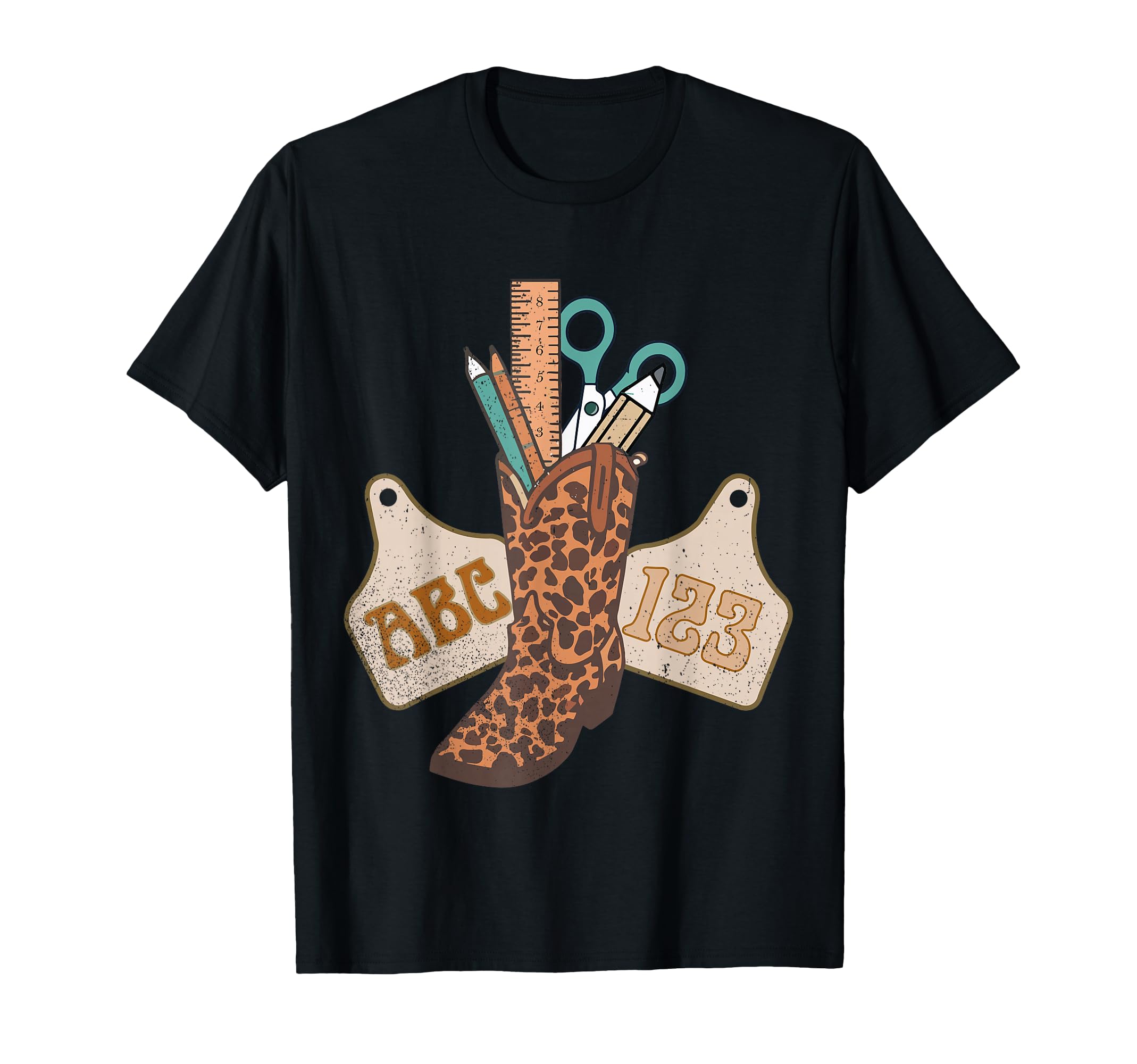Abc 123 Western Teacher Life T-Shirt - Casual Everyday Wear for Adults - T-Shirt, Sweatshirt, Hoodie