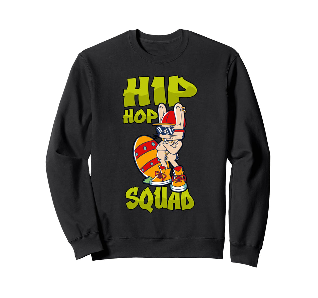 Hip Hop Squad Bunny Old School Rap Sweatshirt - Streetwear Style for Adults - T-Shirt, Sweatshirt, Hoodie