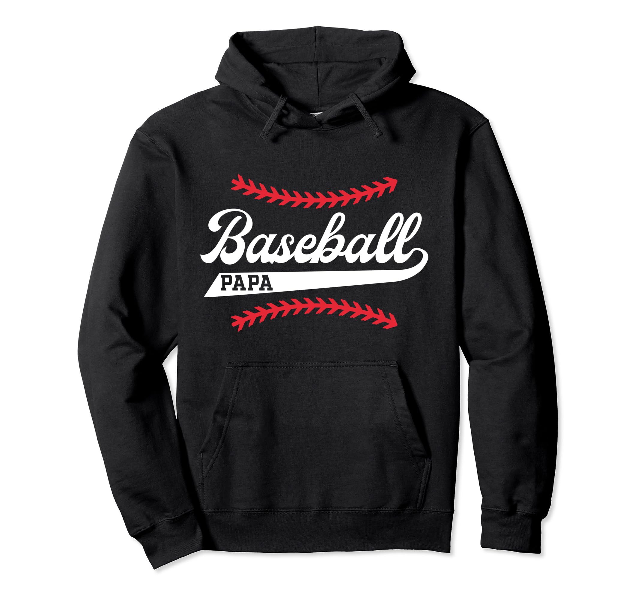 Baseball Papa Baseball Player Papa Hoodie - Trendy Graphic for Adults - T-Shirt, Sweatshirt, Hoodie