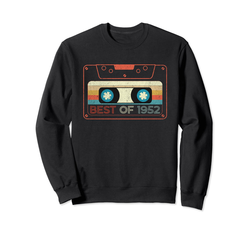 Best 1952 Cassette Tape Year Sweatshirt - Aesthetic Graphic Men Women - T-Shirt, Sweatshirt, Hoodie