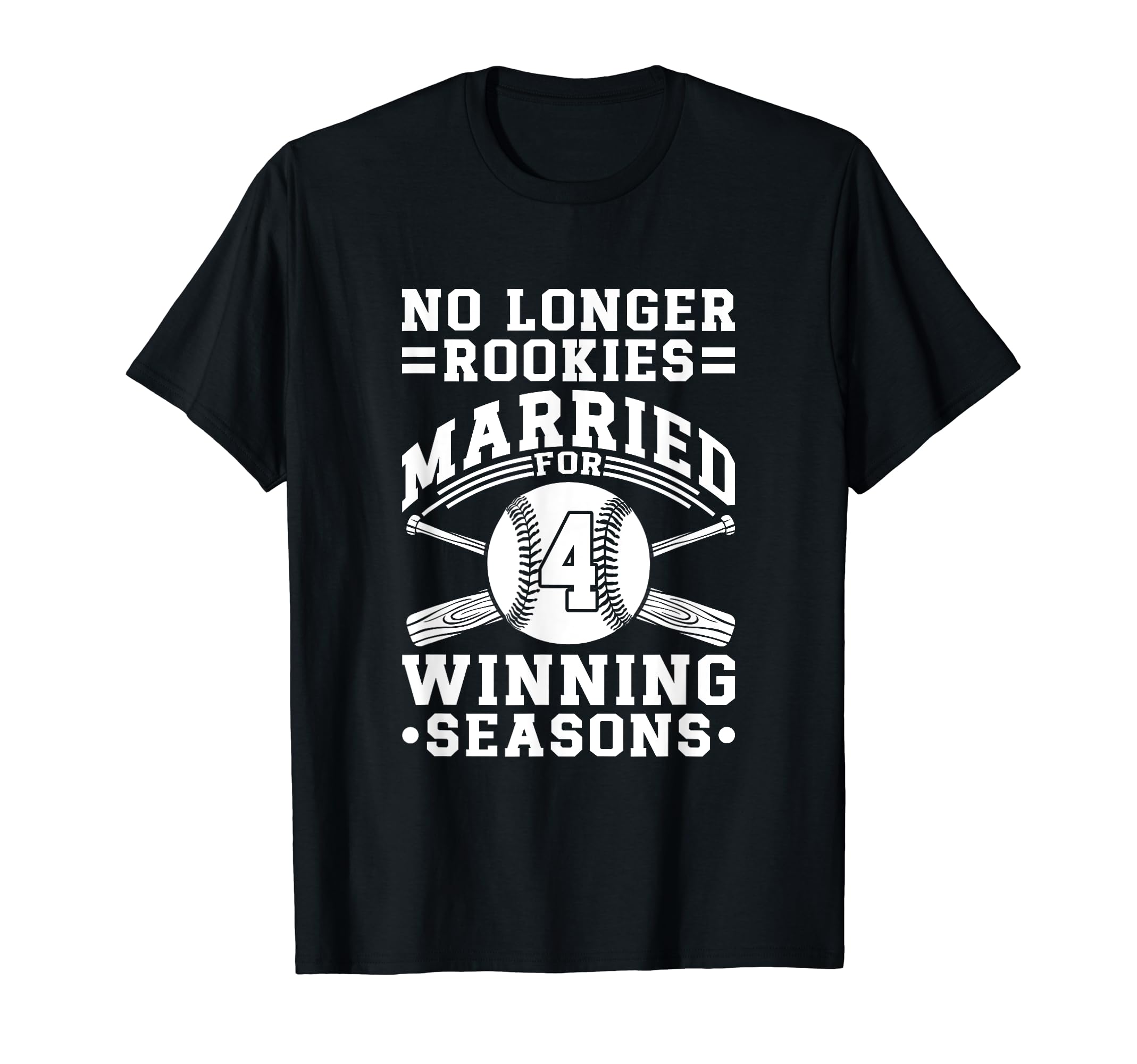 4Th Wedding Anniversary Baseball T-Shirt - Custom Art Print Men Women - T-Shirt, Sweatshirt, Hoodie