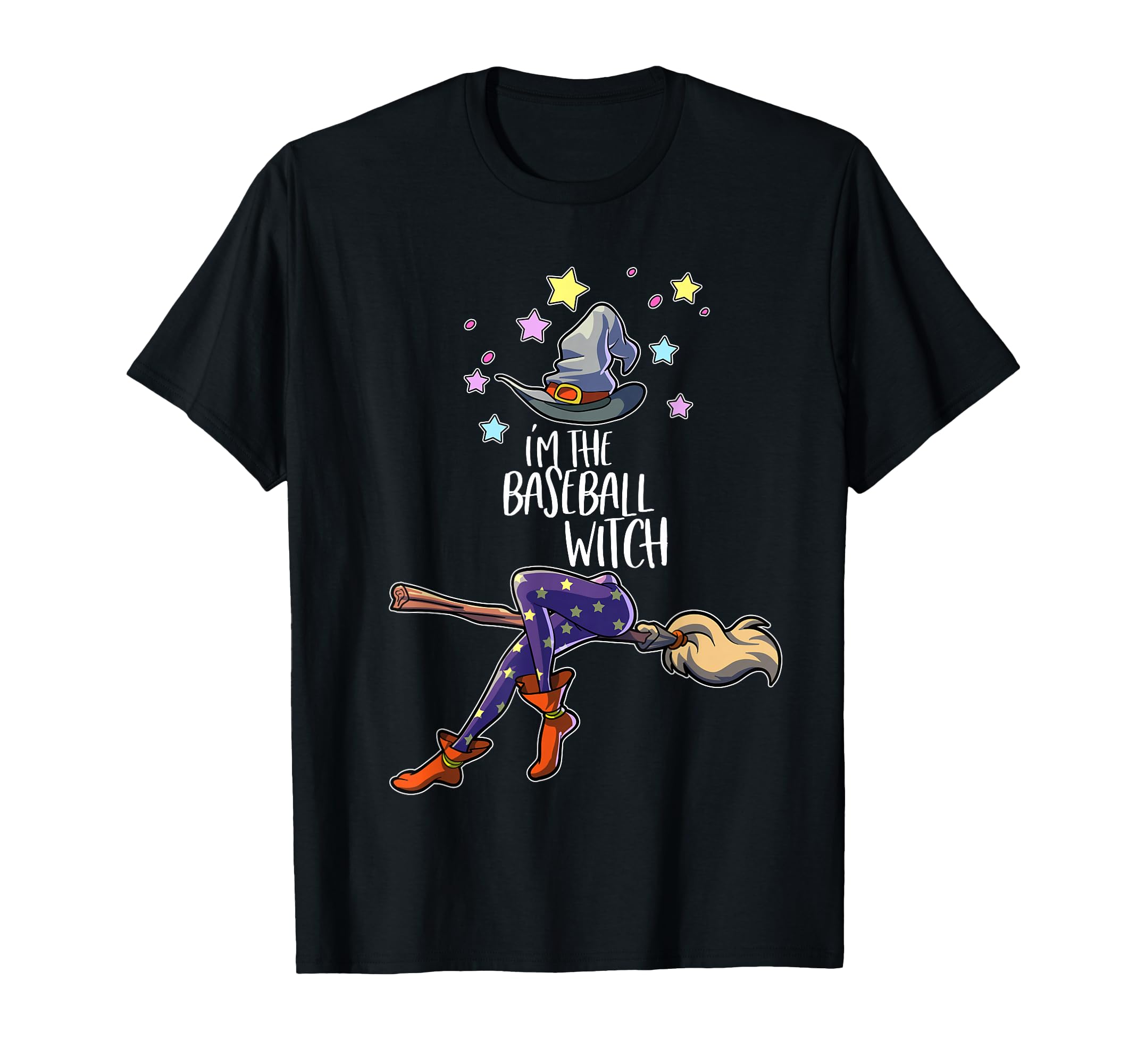 Baseball Witch Halloween Group Matching T-Shirt - Trendy Graphic Men Women - T-Shirt, Sweatshirt, Hoodie