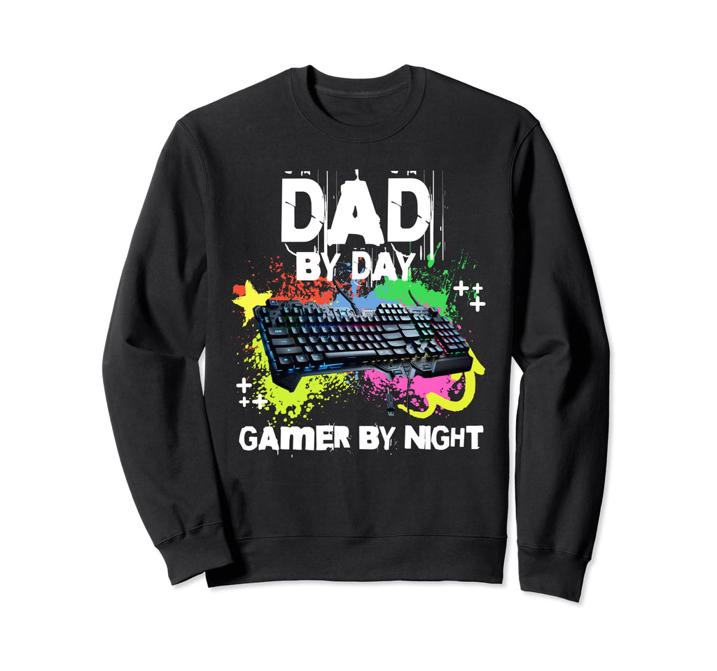 Dad Day Gamer Night Funny Gifts Sweatshirt - Custom Art Print Men Women - T-Shirt, Sweatshirt, Hoodie