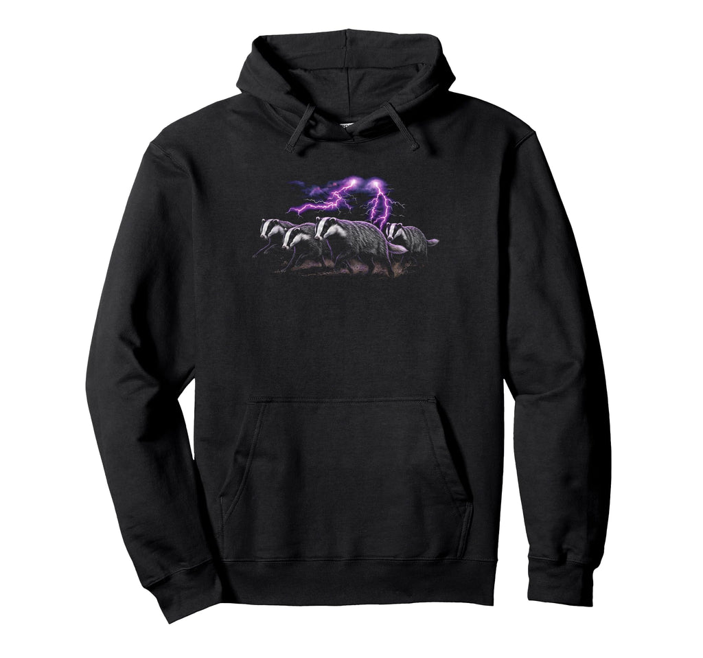 Badger 90S Funny Badger Lover 80S Hoodie - Custom Art Print Men Women - T-Shirt, Sweatshirt, Hoodie
