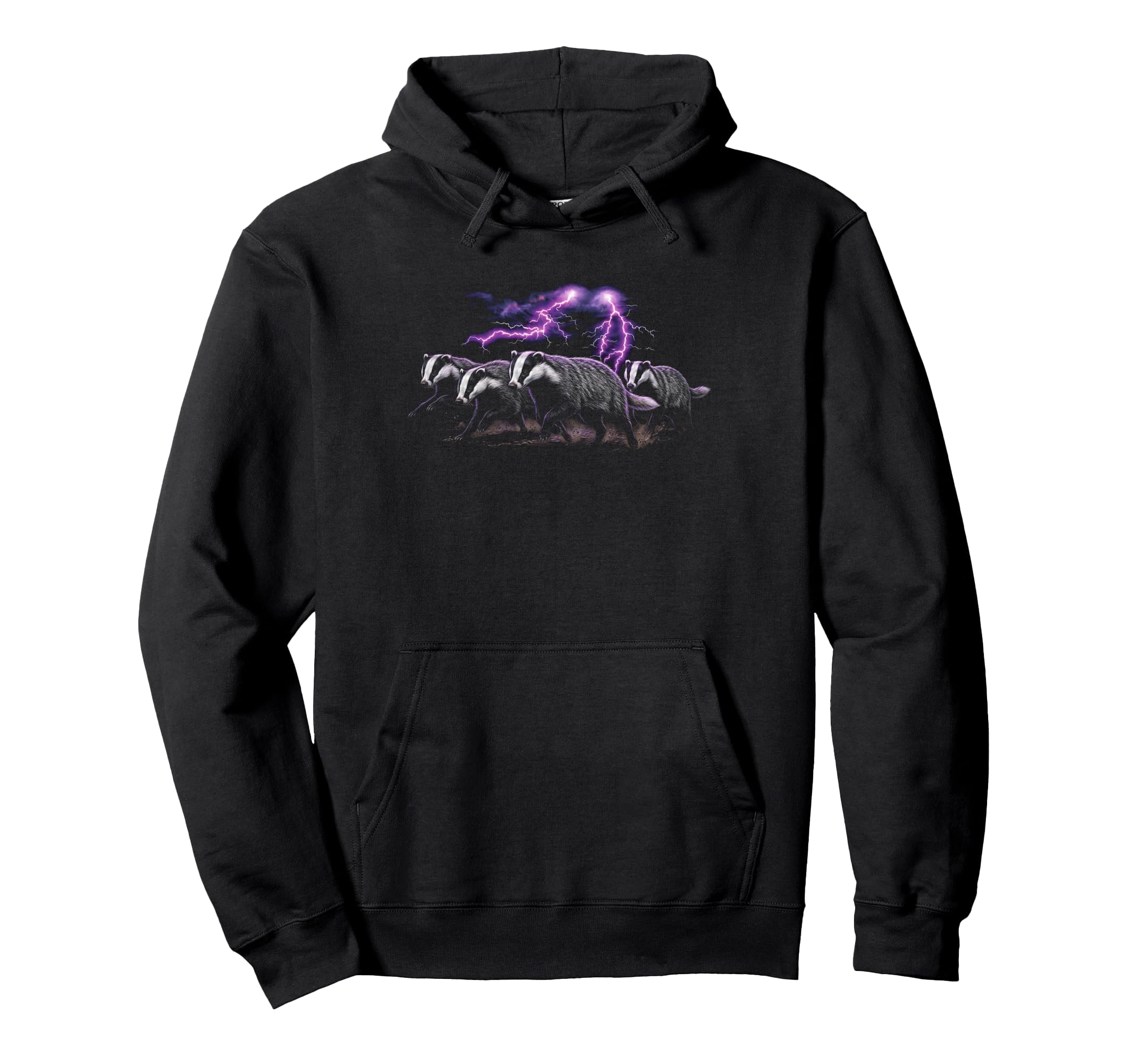 Badger 90S Funny Badger Lover 80S Hoodie - Custom Art Print Men Women - T-Shirt, Sweatshirt, Hoodie