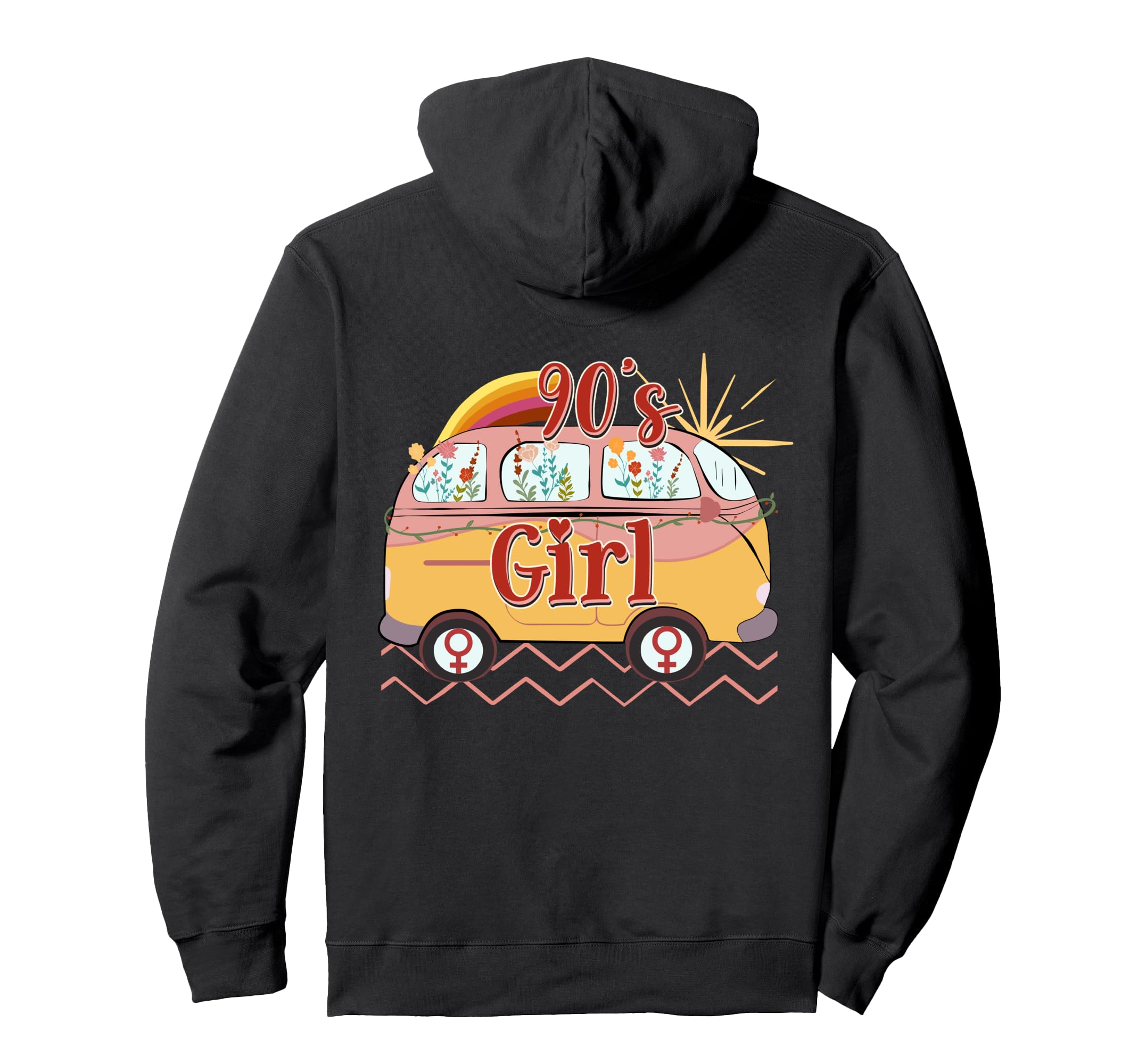 90S Boho Feminist Aesthetic Travel Vibes Hoodie - Minimalist Print Unisex - T-Shirt, Sweatshirt, Hoodie