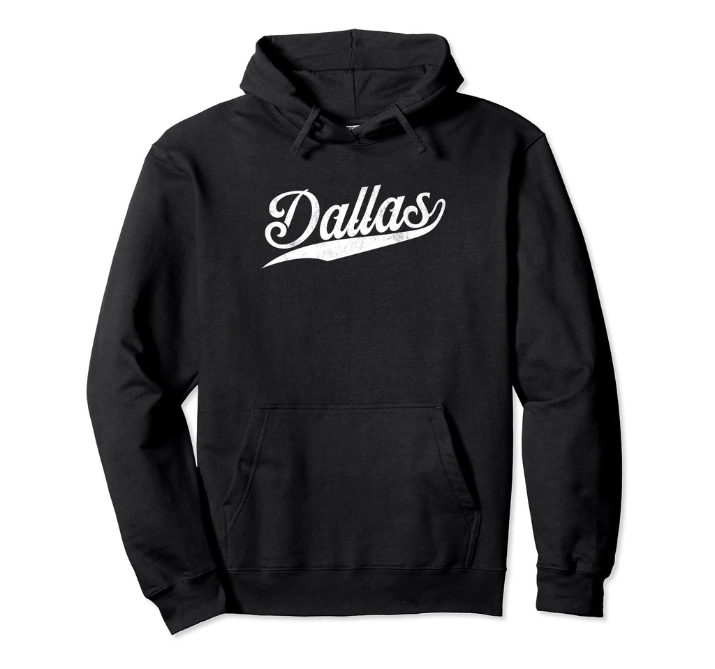 Dallas City Dallas Distressed Hoodie - Fun Novelty Design Unisex - T-Shirt, Sweatshirt, Hoodie