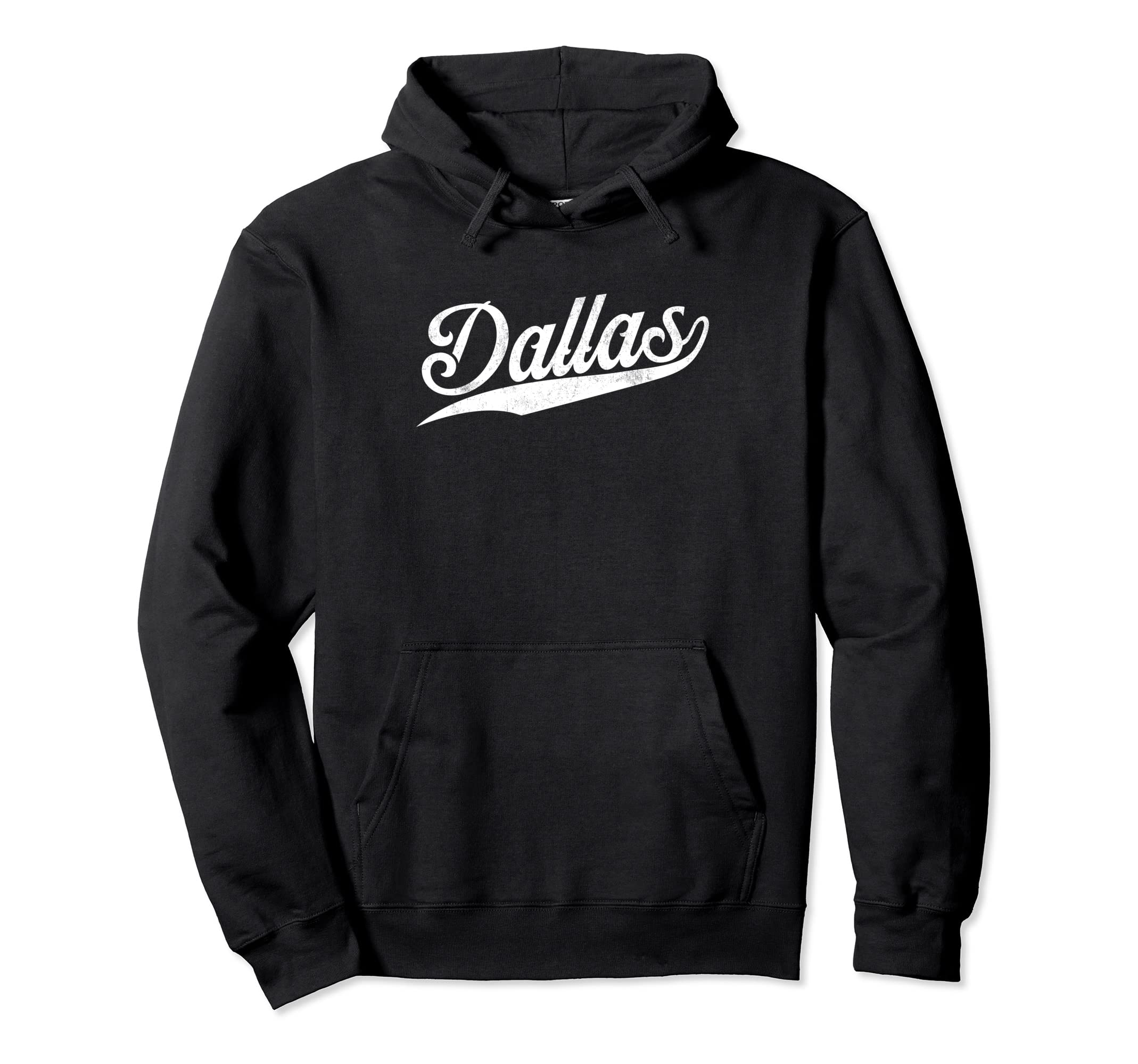 Dallas City Dallas Distressed Hoodie - Fun Novelty Design Unisex - T-Shirt, Sweatshirt, Hoodie