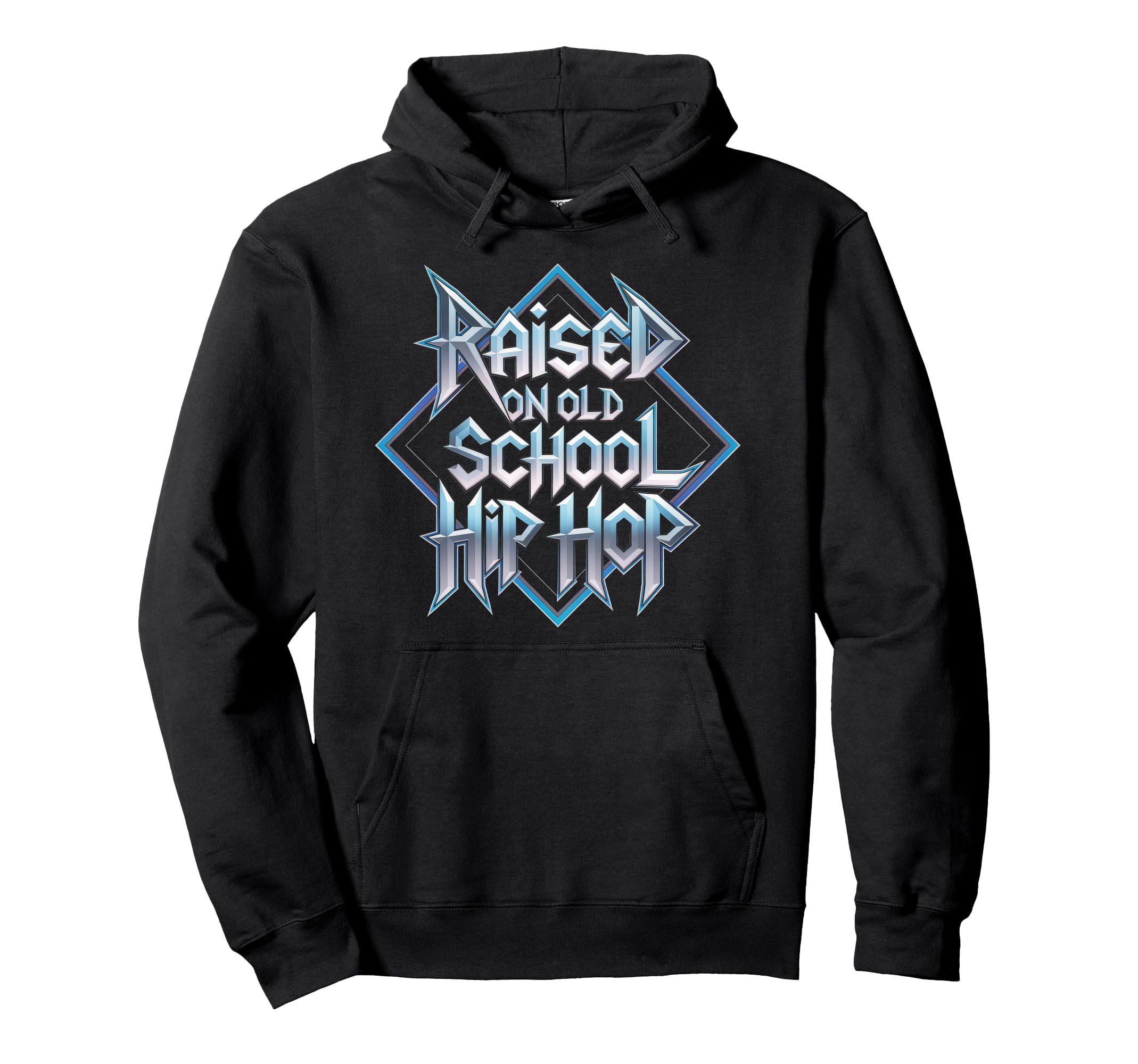 Raised Old School Hip Hop Cassette Hoodie - Aesthetic Graphic for Adults - T-Shirt, Sweatshirt, Hoodie
