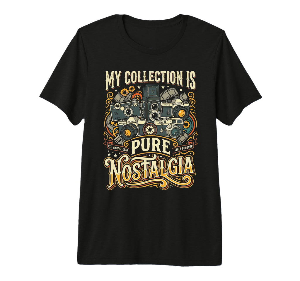 Camera Collector Photography T-Shirt - Trendy Graphic Men Women - T-Shirt, Sweatshirt, Hoodie