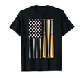 Baseball American Flag Baseball Flag T-Shirt - Unique Graphic Unisex - T-Shirt, Sweatshirt, Hoodie