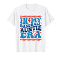 My Baseball Auntie Era Groovy Baseball Aunt T-Shirt - Graphic Print Unisex - T-Shirt, Sweatshirt, Hoodie
