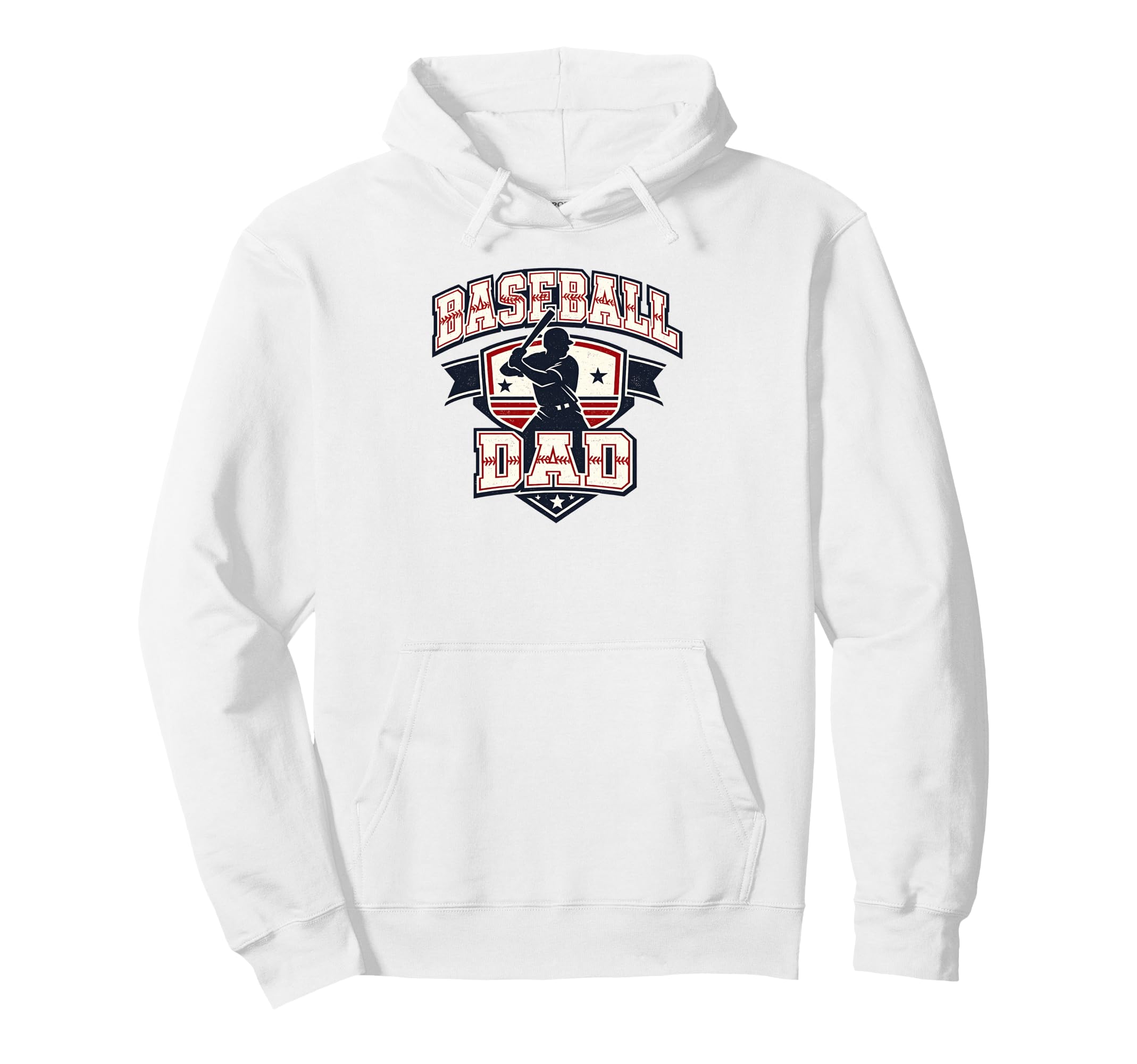 Baseball Dad Batter Silhouette Fan Hoodie - Streetwear Style Unisex - T-Shirt, Sweatshirt, Hoodie