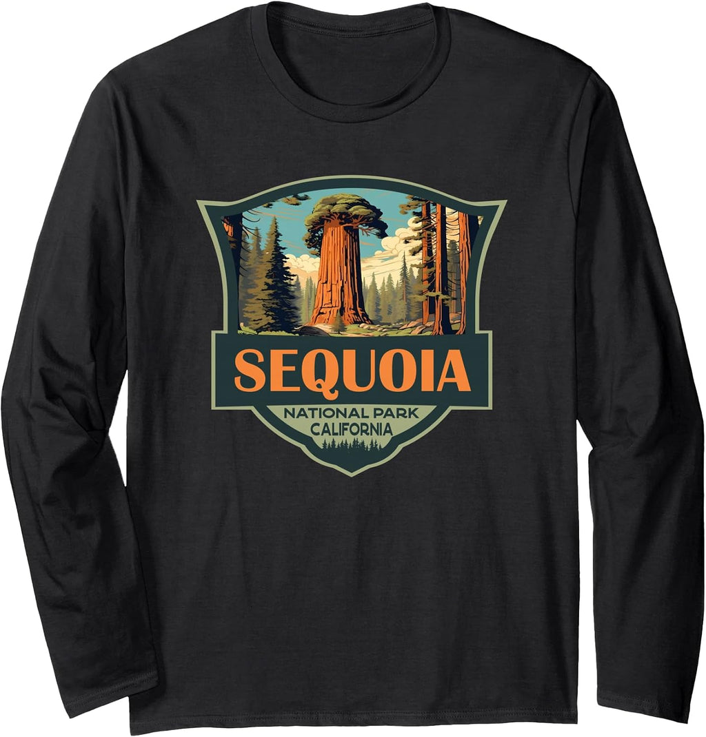 Sequoia National Park USA Outdoor Merch - Adult & Kids T-Shirts, Sweatshirts & Hoodies apparel design preview 1