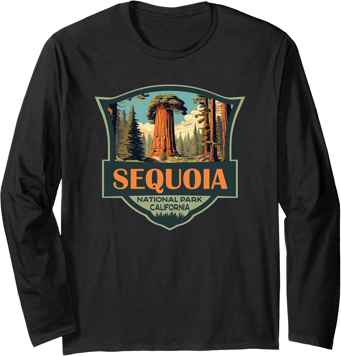 Sequoia National Park USA Outdoor Merch - Adult & Kids T-Shirts, Sweatshirts & Hoodies apparel design preview 1
