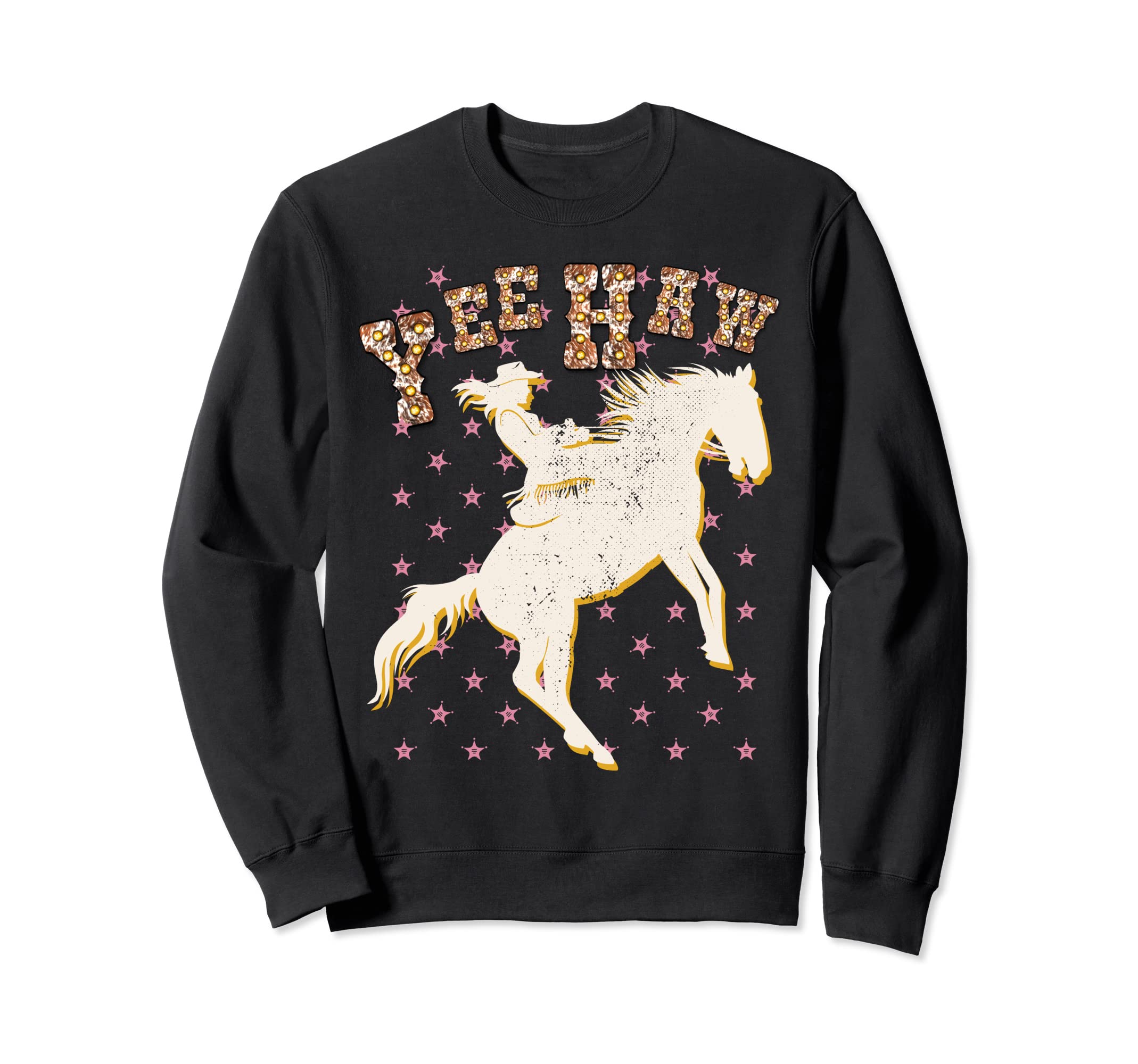 Western Yeehaw Howdy Cowgirl Sweatshirt - Unique Graphic for Adults - T-Shirt, Sweatshirt, Hoodie