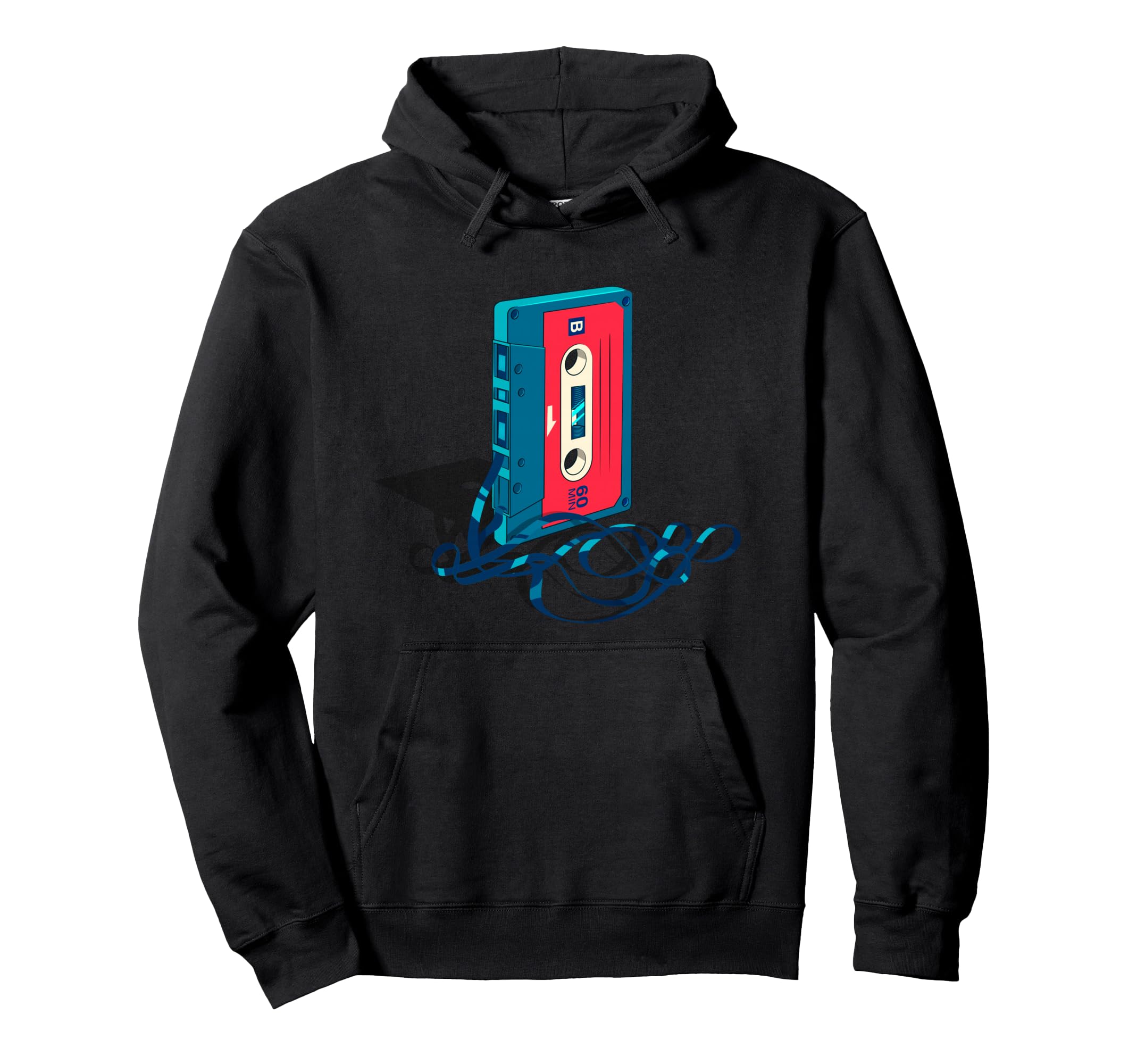 Cassette Tape B Side Analog Music Audio Hoodie - Trendy Graphic Men Women - T-Shirt, Sweatshirt, Hoodie