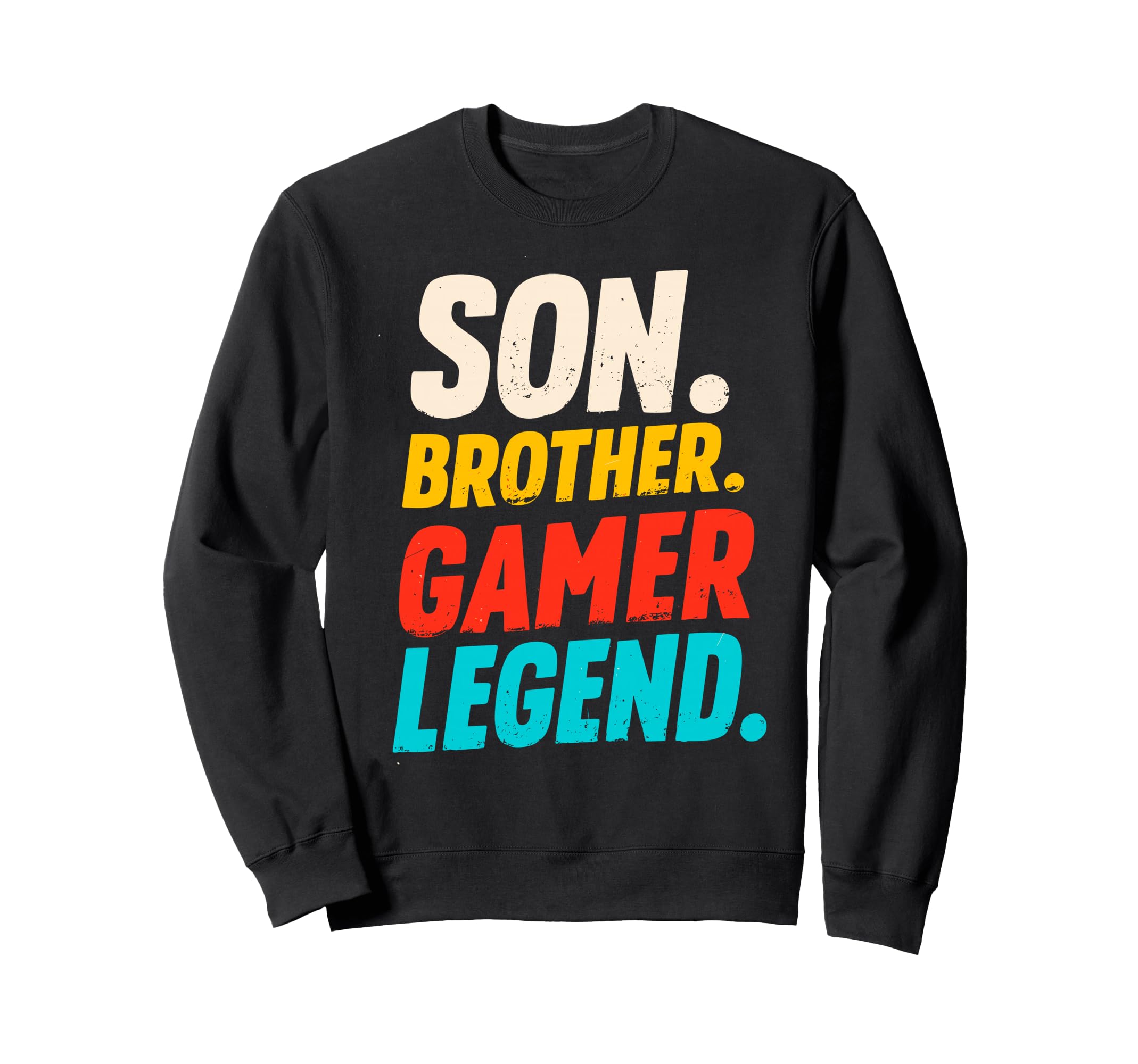 Son Brother Gamer Legend Video Game Sweatshirt - Graphic Print for Adults - T-Shirt, Sweatshirt, Hoodie