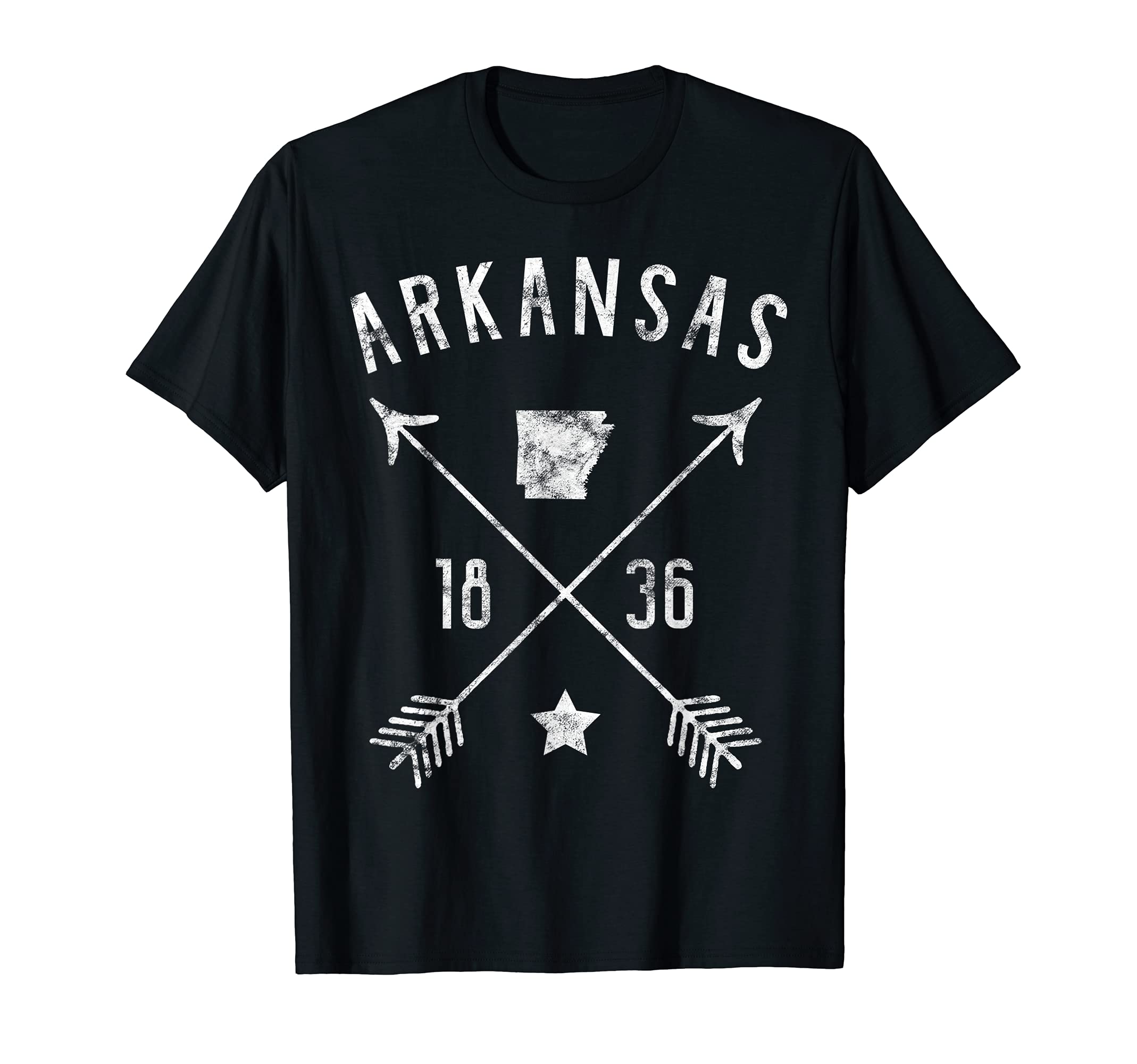 Arkansas Cross Home State Map T-Shirt - Streetwear Style Men Women - T-Shirt, Sweatshirt, Hoodie