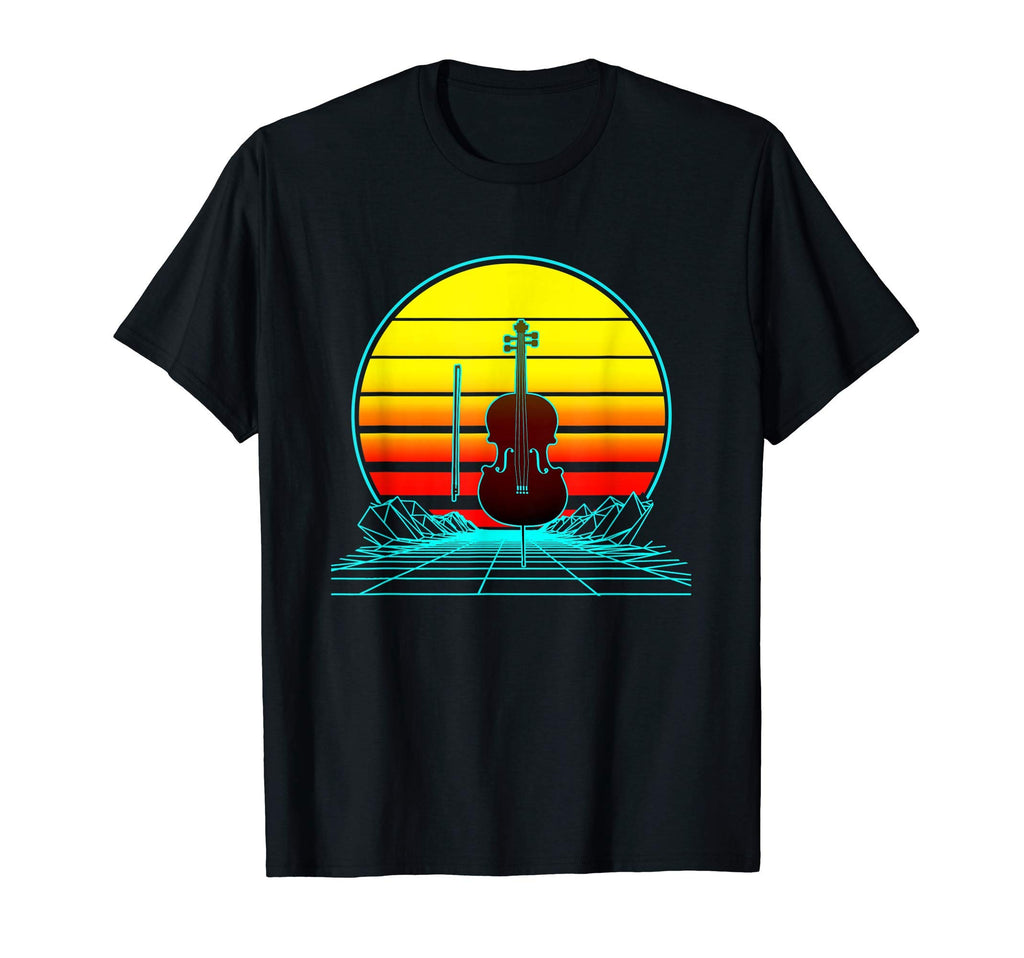 Sunset Cello T-Shirt - Streetwear Style Unisex - T-Shirt, Sweatshirt, Hoodie