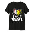 Proud Mama Baseball Softball Heart T-Shirt - Novelty Apparel Men Women - T-Shirt, Sweatshirt, Hoodie