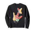 I Love You Sign Language Asl Boho Sweatshirt - Unique Graphic for Adults - T-Shirt, Sweatshirt, Hoodie