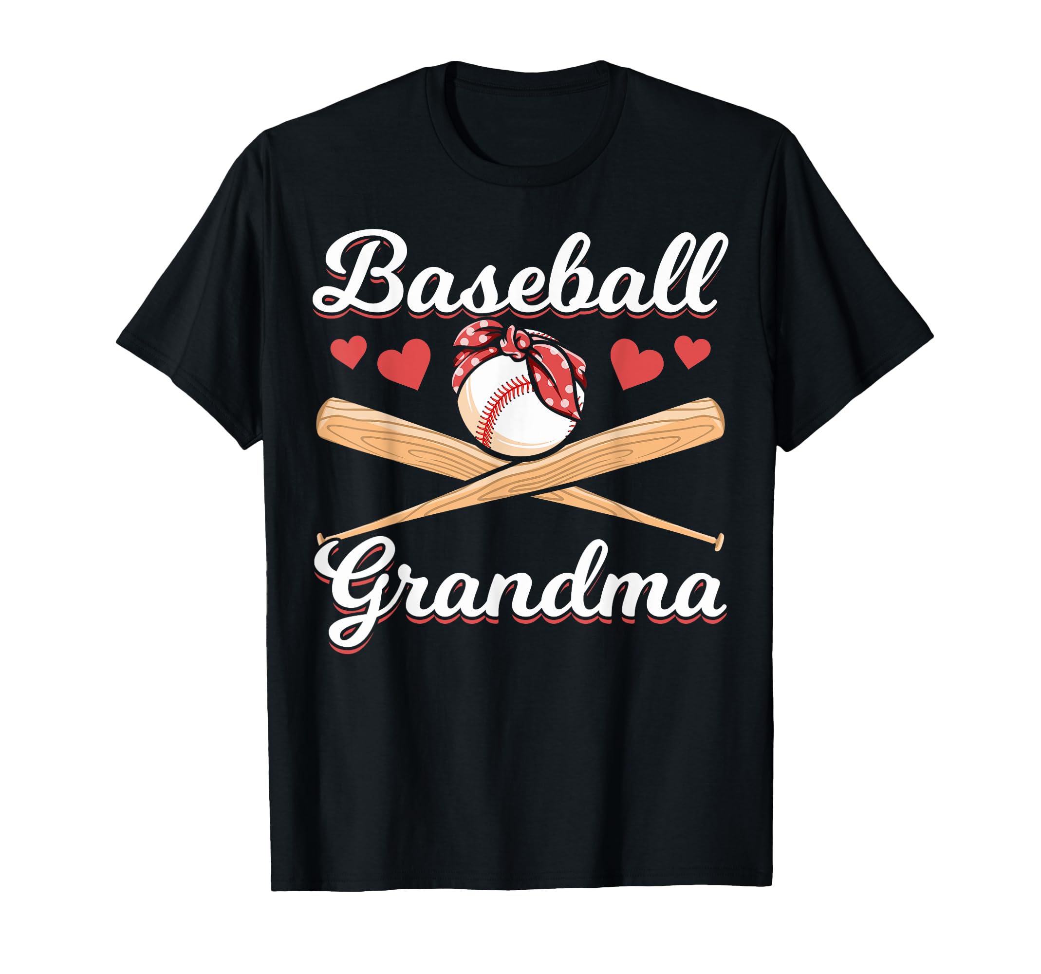 Grandma Grandson Baseball Grandma T-Shirt - Fun Novelty Design Men Women - T-Shirt, Sweatshirt, Hoodie
