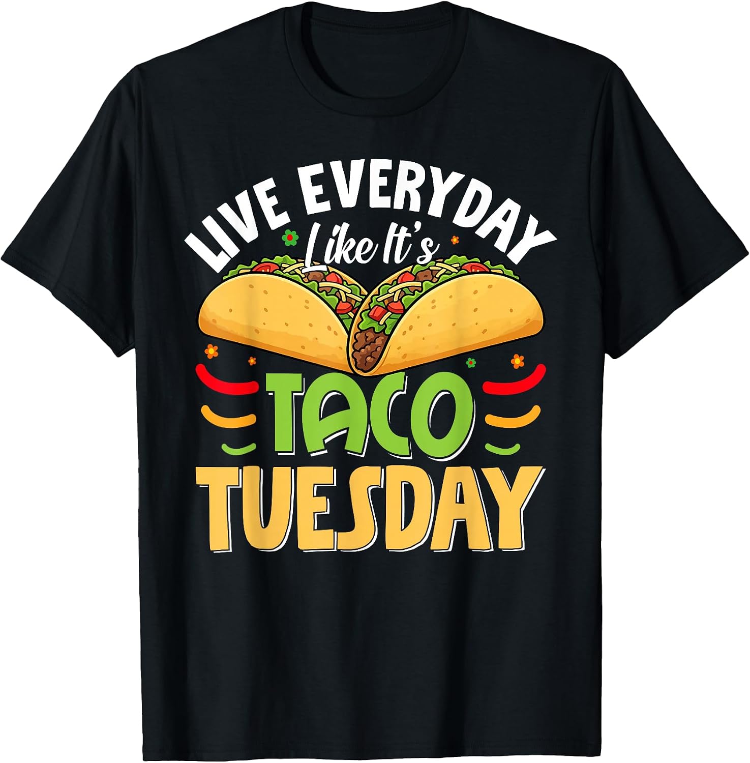 Taco Duo Flower Celebration Weekly Tradition Co - Adult & Kids T-Shirts, Sweatshirts & Hoodies apparel design preview 1