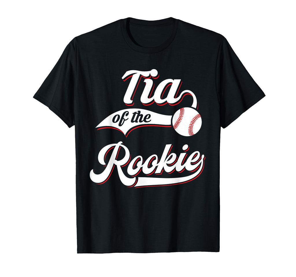 Tia Rookie Matching Family Baseball T-Shirt - Minimalist Print for Adults - T-Shirt, Sweatshirt, Hoodie