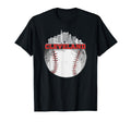Cleveland Skyline Cityscape Baseball T-Shirt - Streetwear Style Unisex - T-Shirt, Sweatshirt, Hoodie