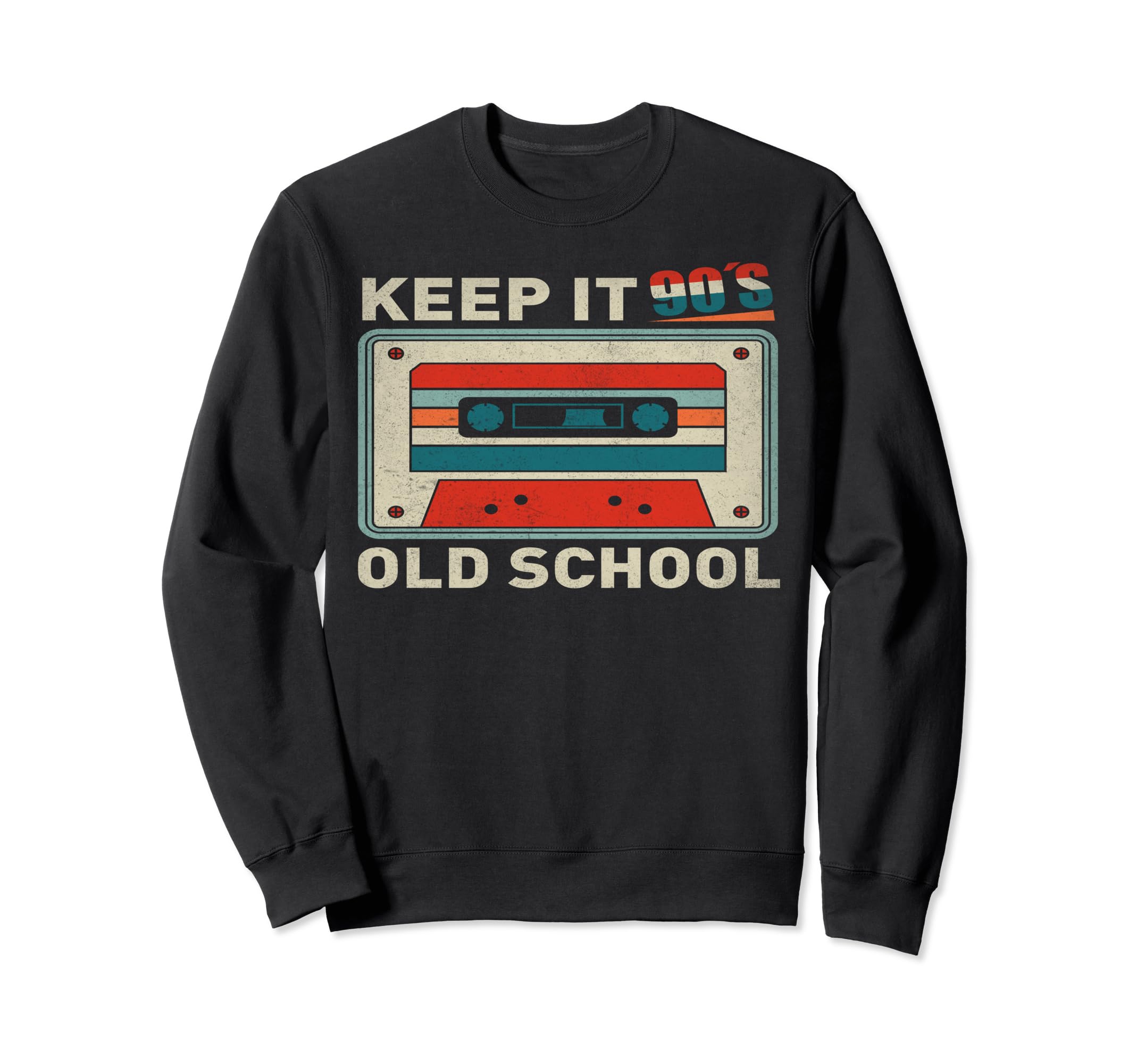 90S Vibes Keep It Old School 90S Sweatshirt - Aesthetic Graphic for Adults - T-Shirt, Sweatshirt, Hoodie