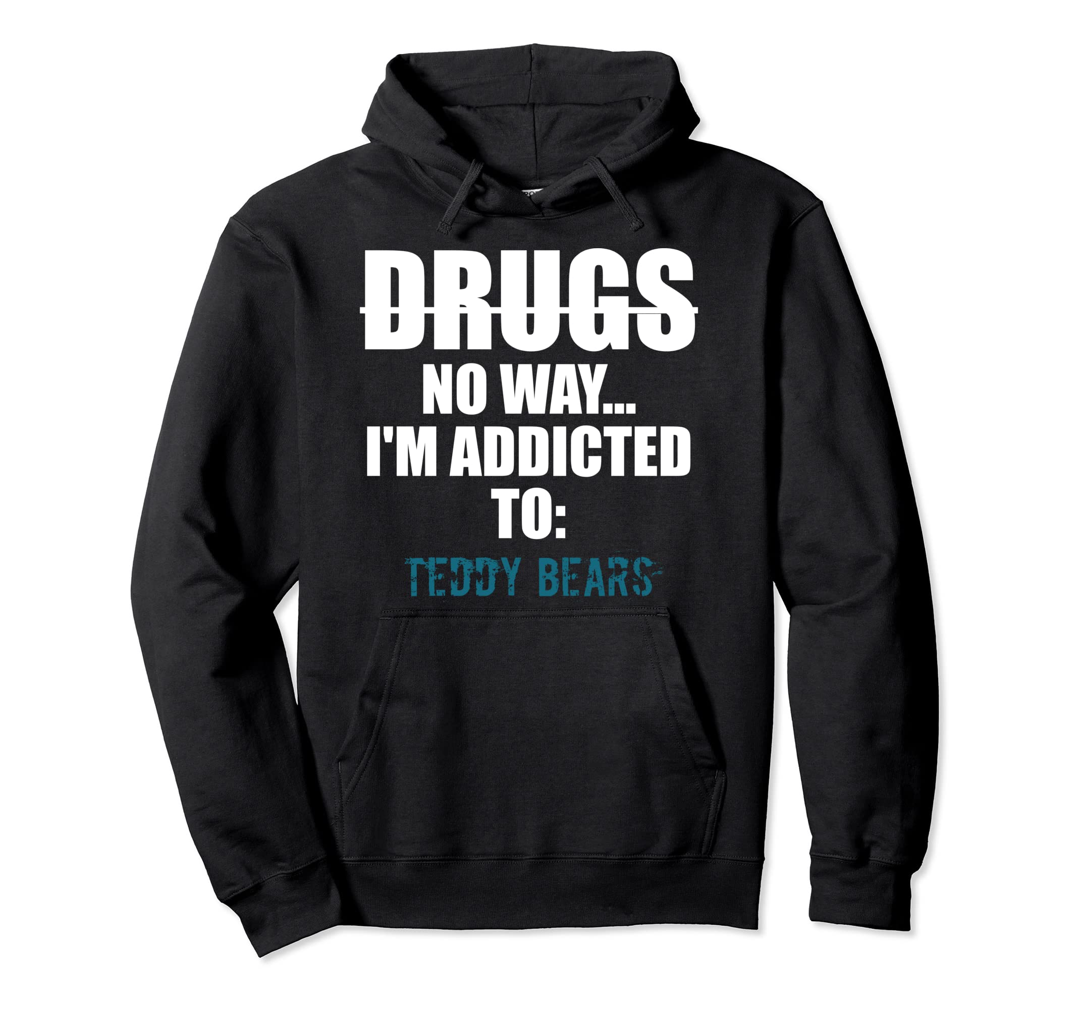Teddy Bears Collecting Distressed Hoodie - Streetwear Style for Adults - T-Shirt, Sweatshirt, Hoodie