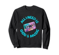 God Music Cassette Tape Boombox Faith Sweatshirt - Graphic Print for Adults - T-Shirt, Sweatshirt, Hoodie