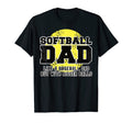 Funny Softball Dad Usa Flag Like Baseball T-Shirt - Novelty Apparel Unisex - T-Shirt, Sweatshirt, Hoodie
