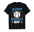 Aunt Birthday Baseball Bday Party T-Shirt - Minimalist Print for Adults - T-Shirt, Sweatshirt, Hoodie