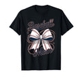 Baseball Mom Coquette Bow T-Shirt - Casual Everyday Wear for Adults - T-Shirt, Sweatshirt, Hoodie