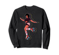 Afro Groove Roller Skate 80S 70S Sweatshirt - Minimalist Print Unisex - T-Shirt, Sweatshirt, Hoodie