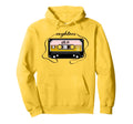 Eighties Music Cassette Tape Hoodie - Novelty Apparel for Adults - T-Shirt, Sweatshirt, Hoodie